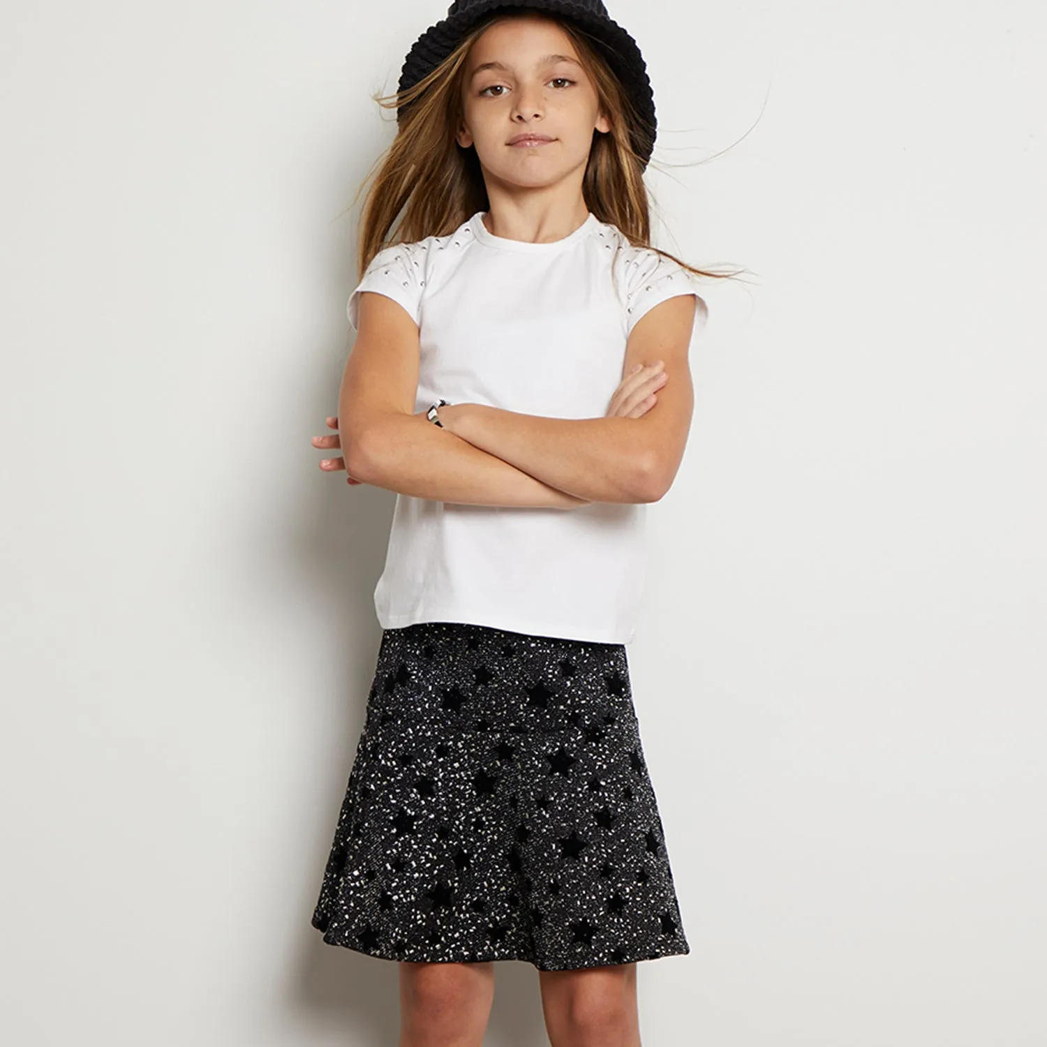 Flock Star Metallic Skirt