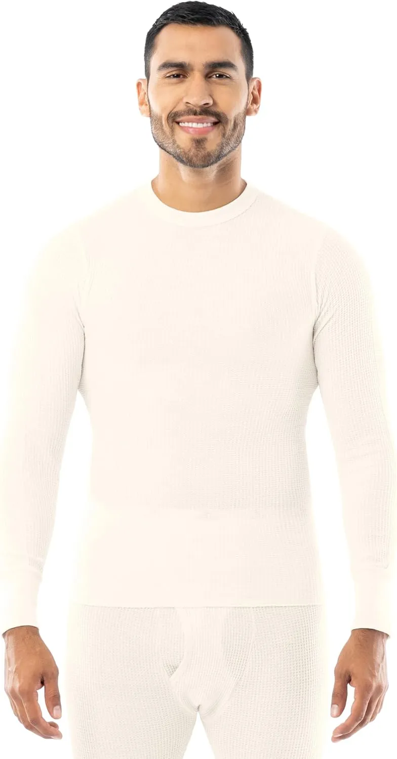 Indera Men's Traditional Waffle Thermal Underwear Long Sleeve Shirt