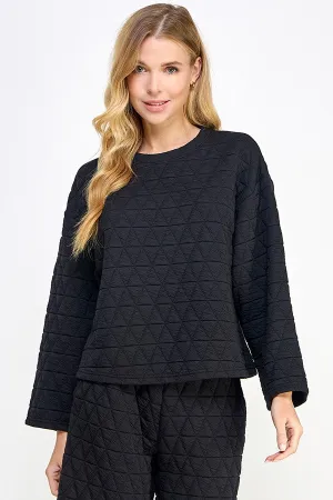 Quilted LS Top