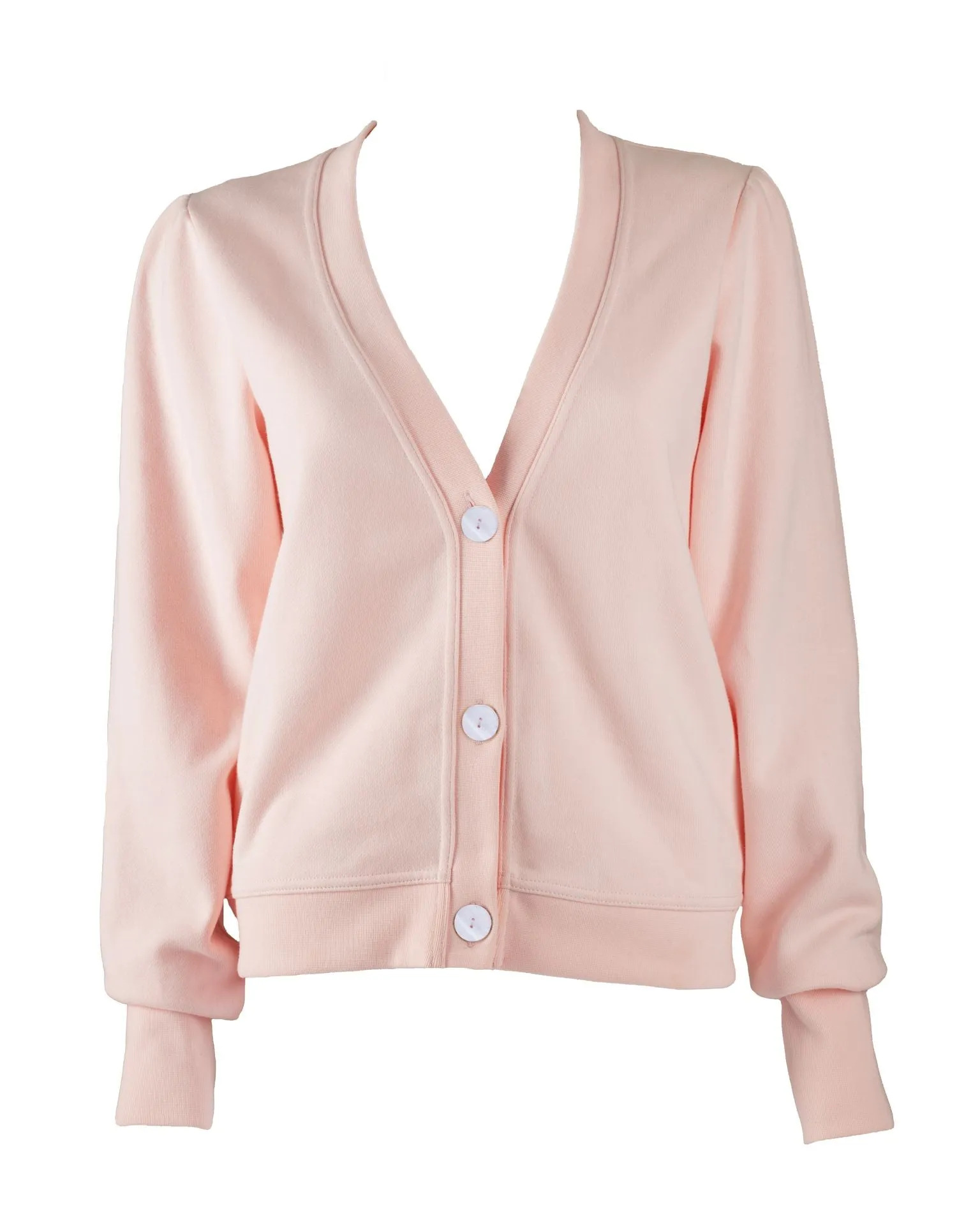 "The Czara" - Cropped Cardigan (Pink)