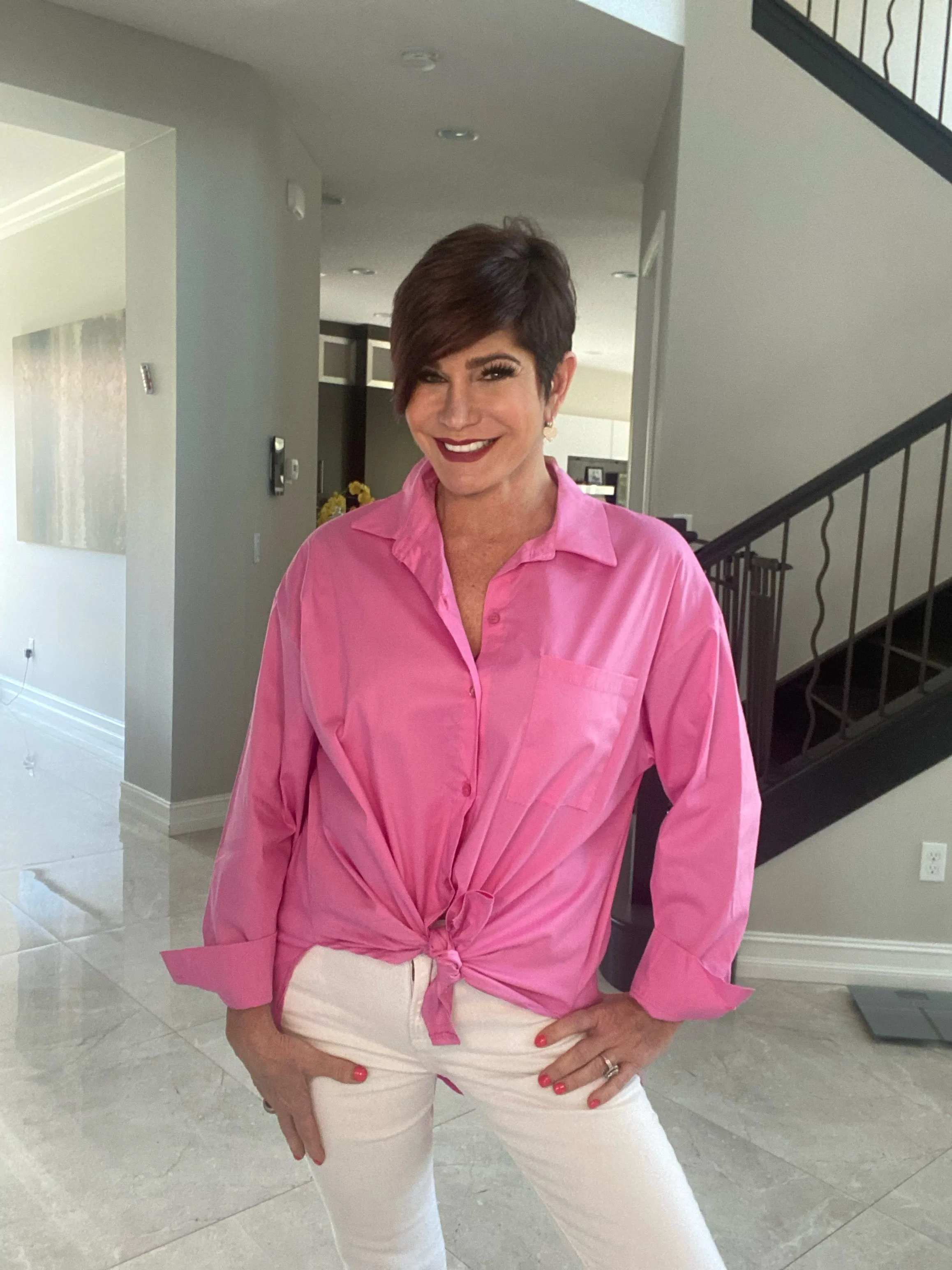 The Perfect Button Down Cotton Top