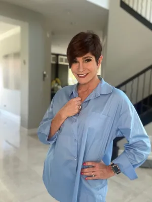The Perfect Button Down Cotton Top