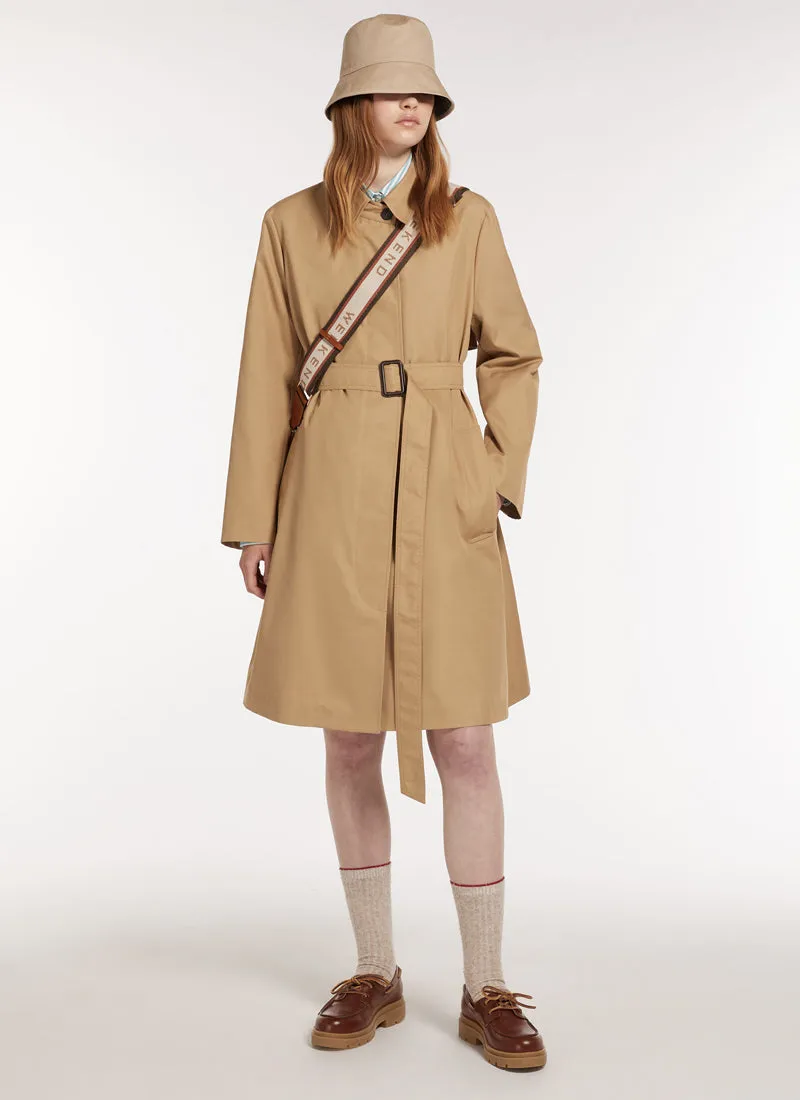 Vanda Single-Breasted Water-Repellent Trench Coat