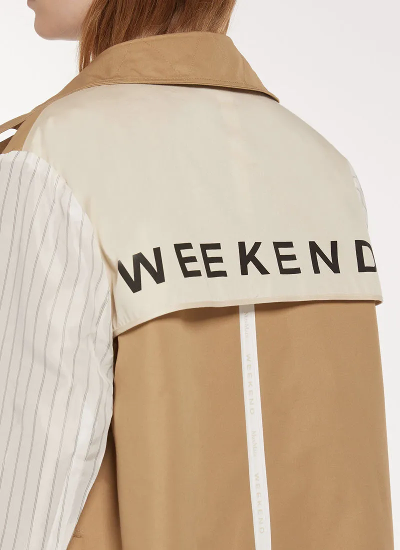 Vanda Single-Breasted Water-Repellent Trench Coat
